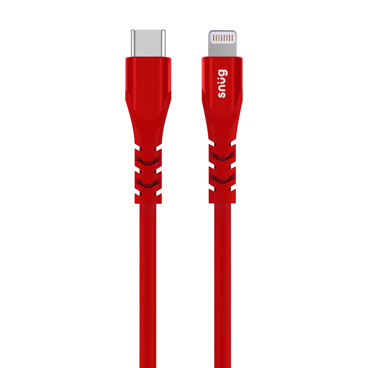Snug 30W Type C To Lightning 1.2M Red Charging Cable