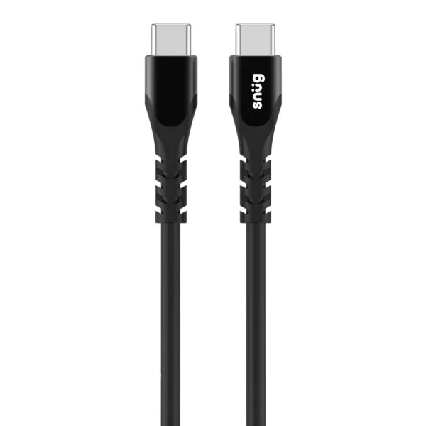 Snug Type-C To Type-C Fast Charging Cable - 1.2m Black