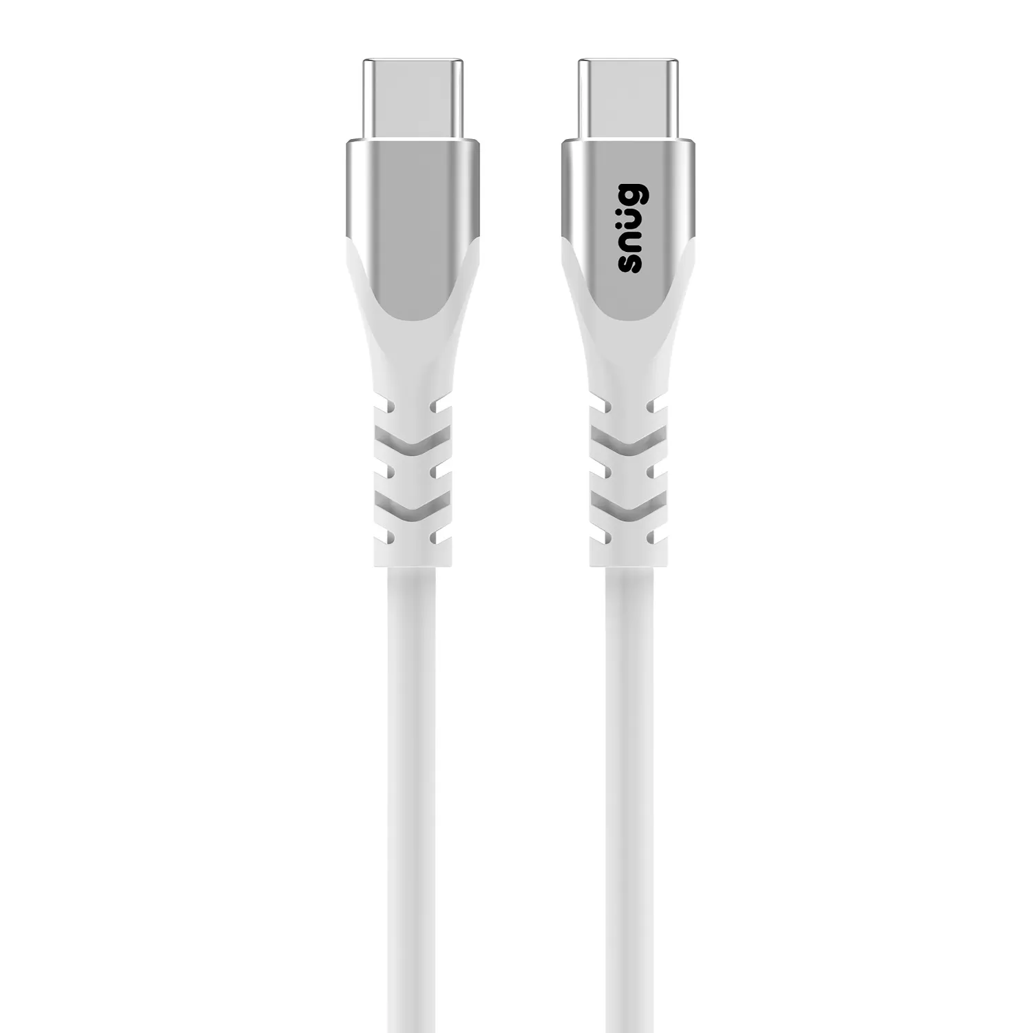 Snug 60W Type C To Type C Cable - White 1.2m