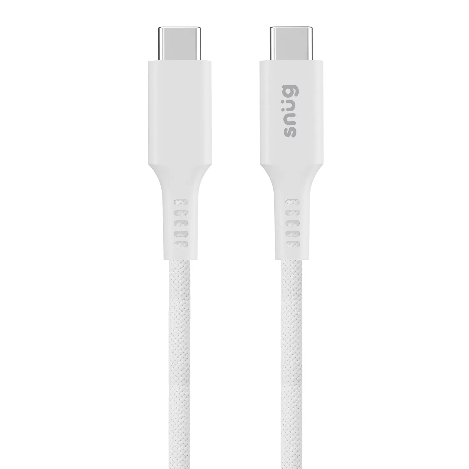 Snug 60W Type C To Type C Cable - 1.2m White - Image 2