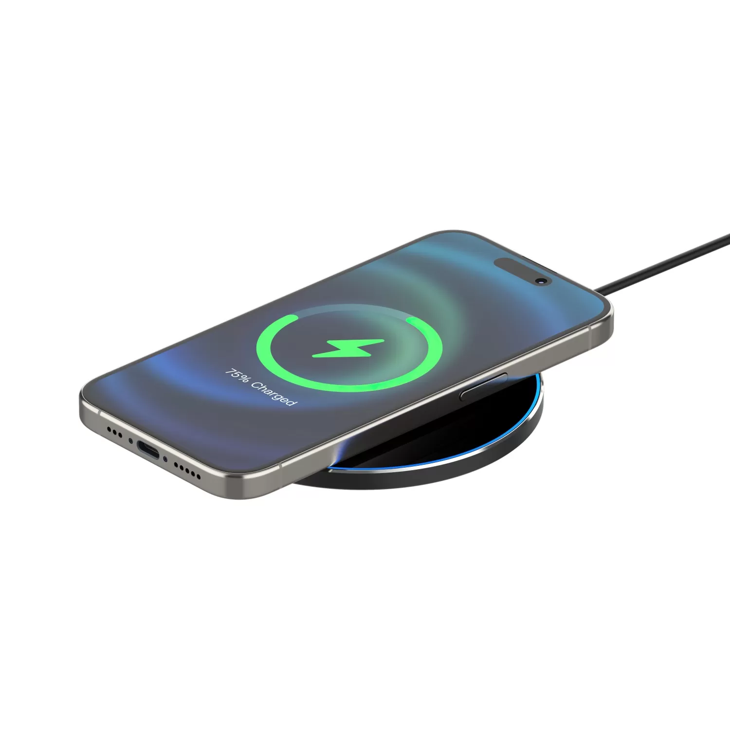 Snug 15W Wireless Charger - Black - Image 2