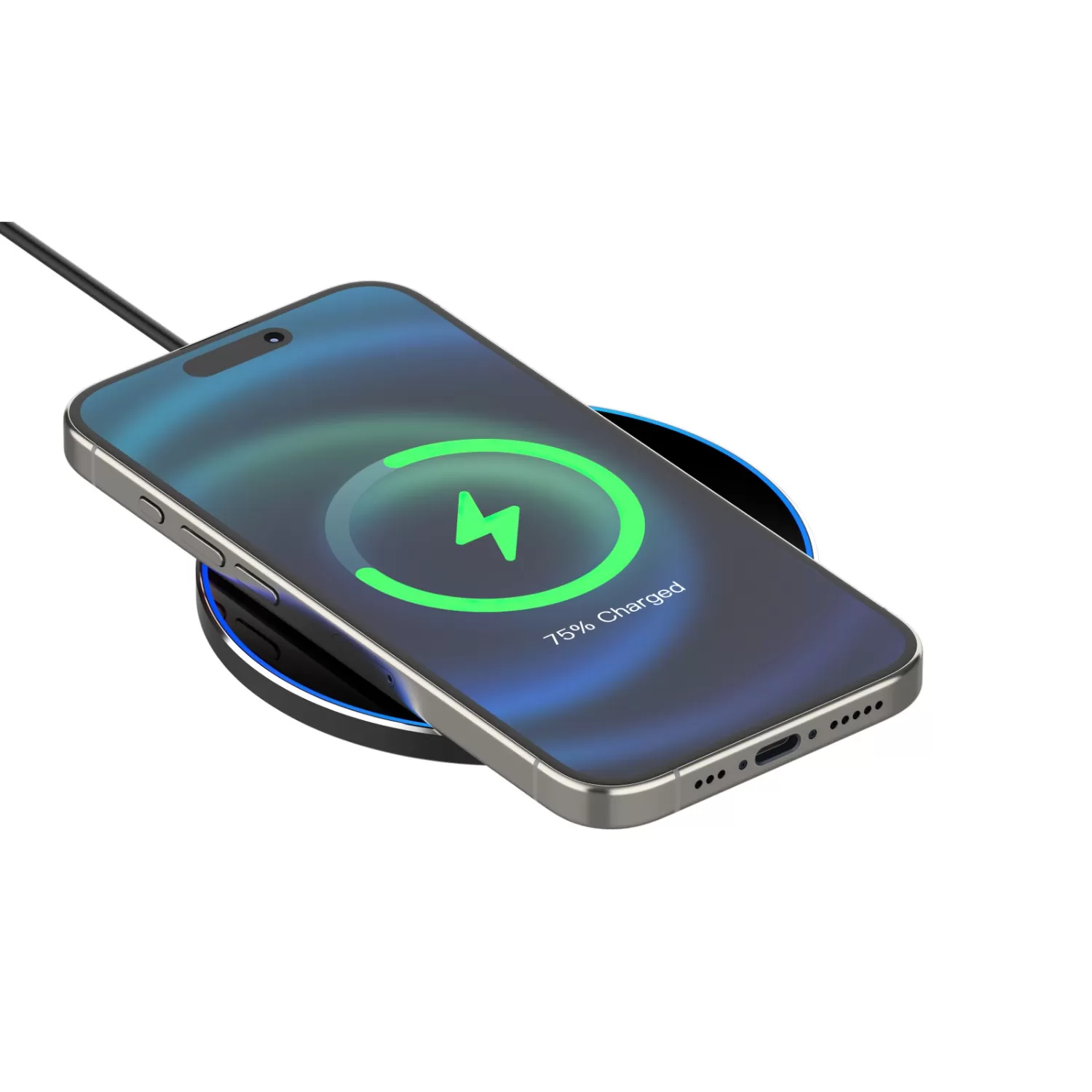 Snug 15W Wireless Charger - Black - Image 7