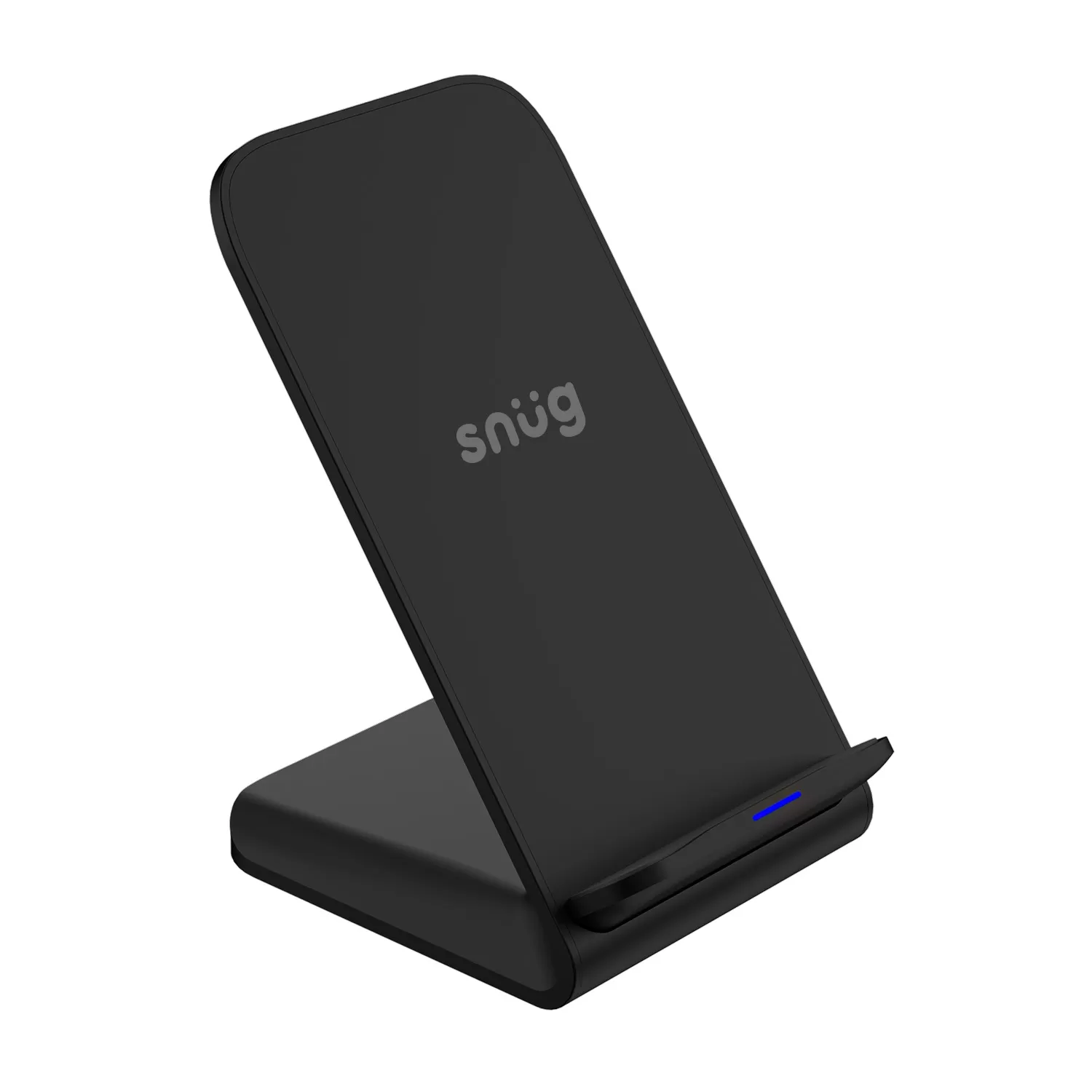 Snug 15W Wireless Stand Charger - Black - Image 3