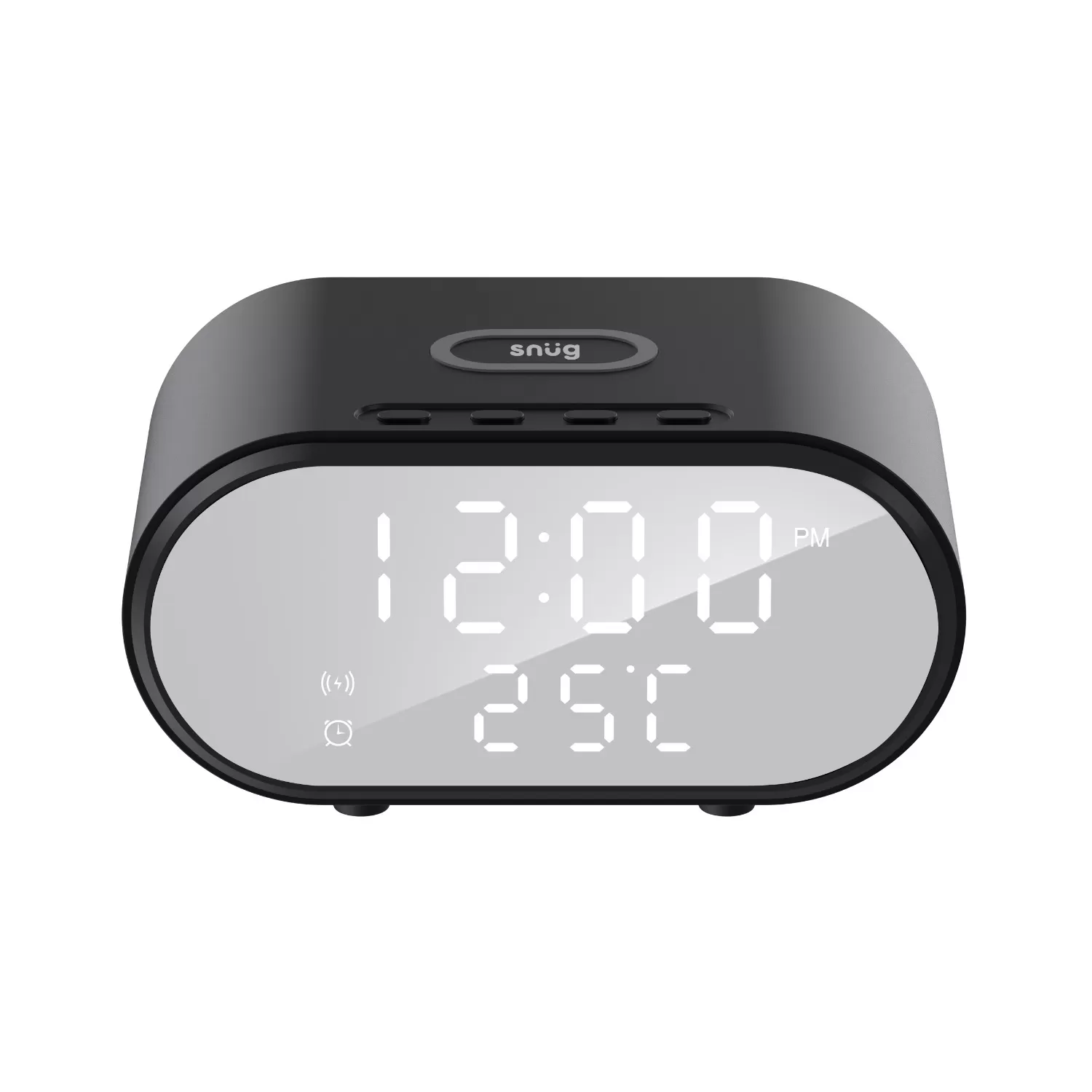 Snug 15W Wireless Clock Charger - Black - Image 4