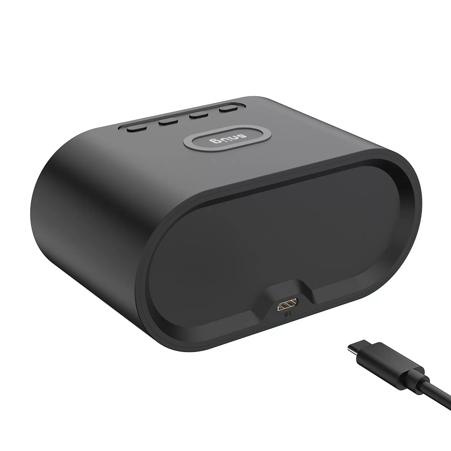 Snug 15W Wireless Clock Charger - Black - Image 5