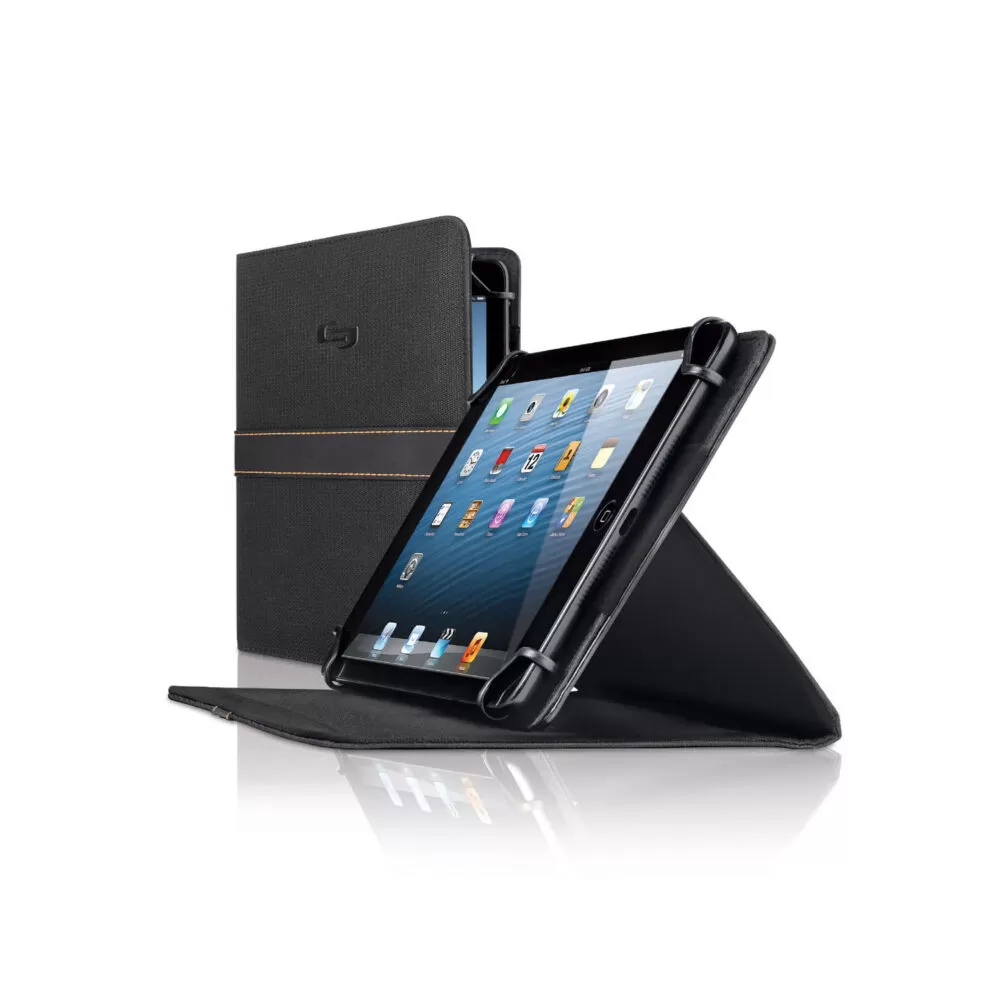 Universal Tablet Case 5_5 Inch - 8 Inch Solo Black Flip Case Tablet Cover Mobile Device Protection