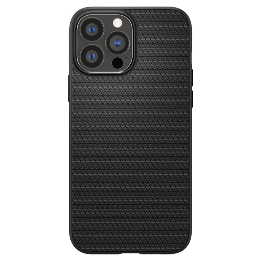 Spigen Liquid Air Cell Phone Case for the Apple iPhone 13 Pro Max Black