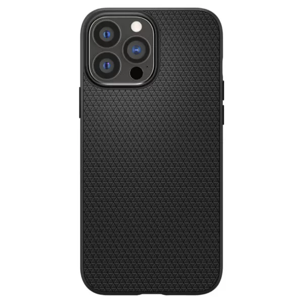 Spigen Liquid Air Cell Phone Case for the Apple iPhone 13 Pro Black