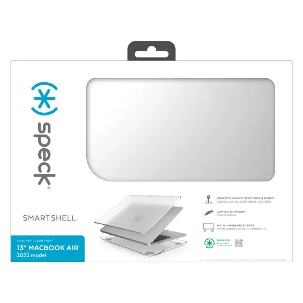 Macbook Air 13 2022 Case - Speck Smart Shell Cover - Clear