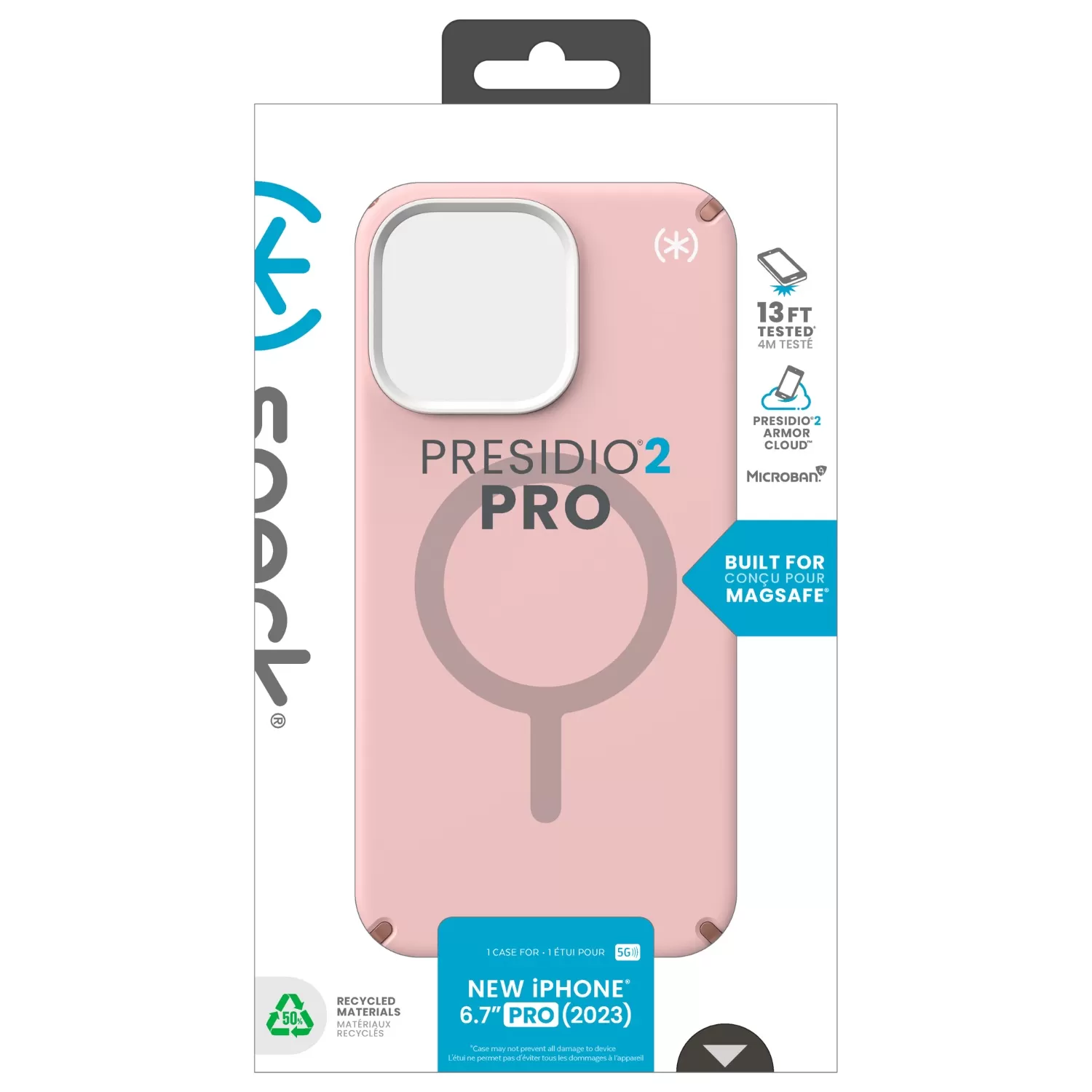 Apple iPhone 15 Pro Max Speck Presidio2 Pro MagSafe Case – Pink - Image 4