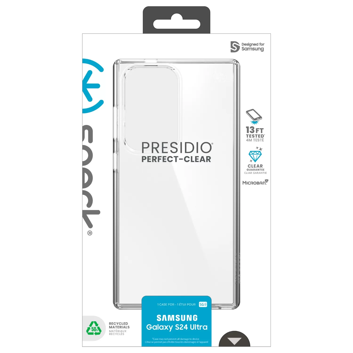 Samsung Galaxy S24 Ultra Speck Presidio Perfect Clear Case - Image 4