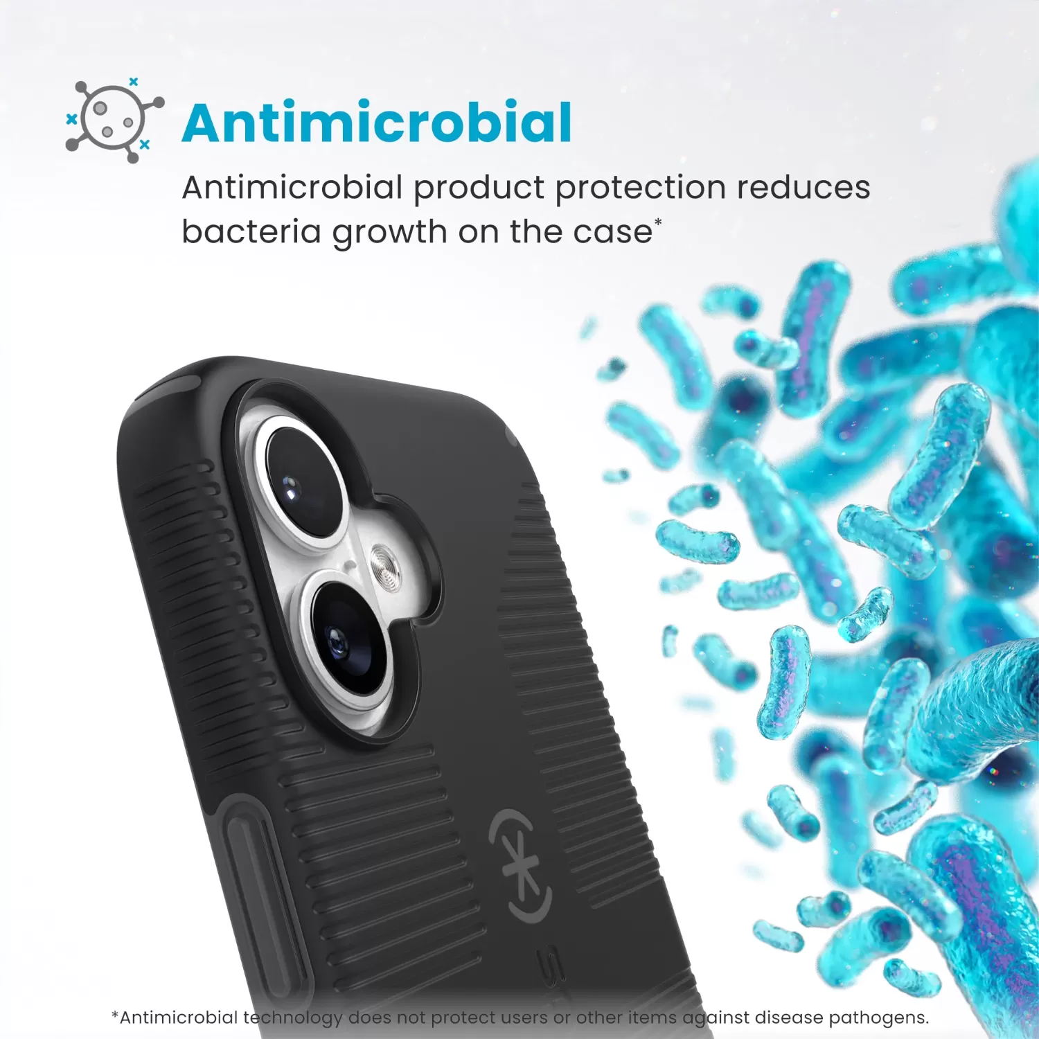 Apple iPhone 16 Speck Candyshell Grip MagSafe Case – Black - Image 9