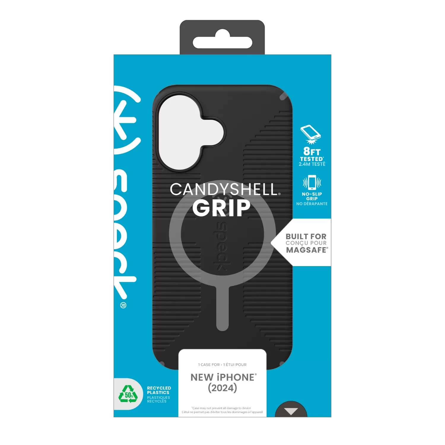 Apple iPhone 16 Speck Candyshell Grip MagSafe Case – Black - Image 11