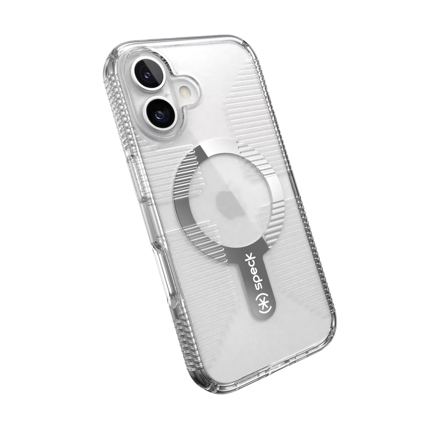 Apple iPhone 16 Speck Gemshell Grip MagSafe Case – Clear - Image 4