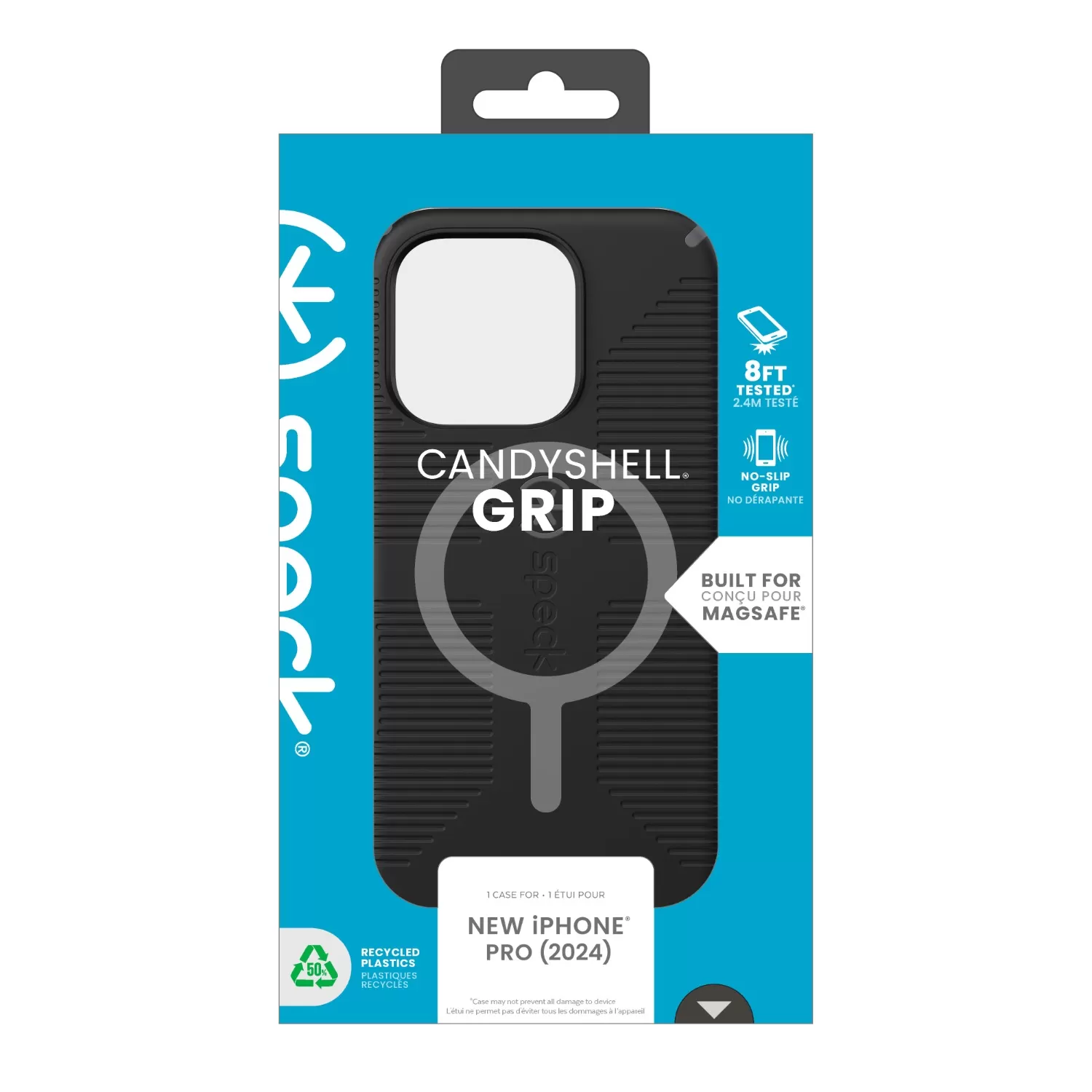 Apple iPhone 16 Pro Speck Candyshell Grip MagSafe Case – Black - Image 9