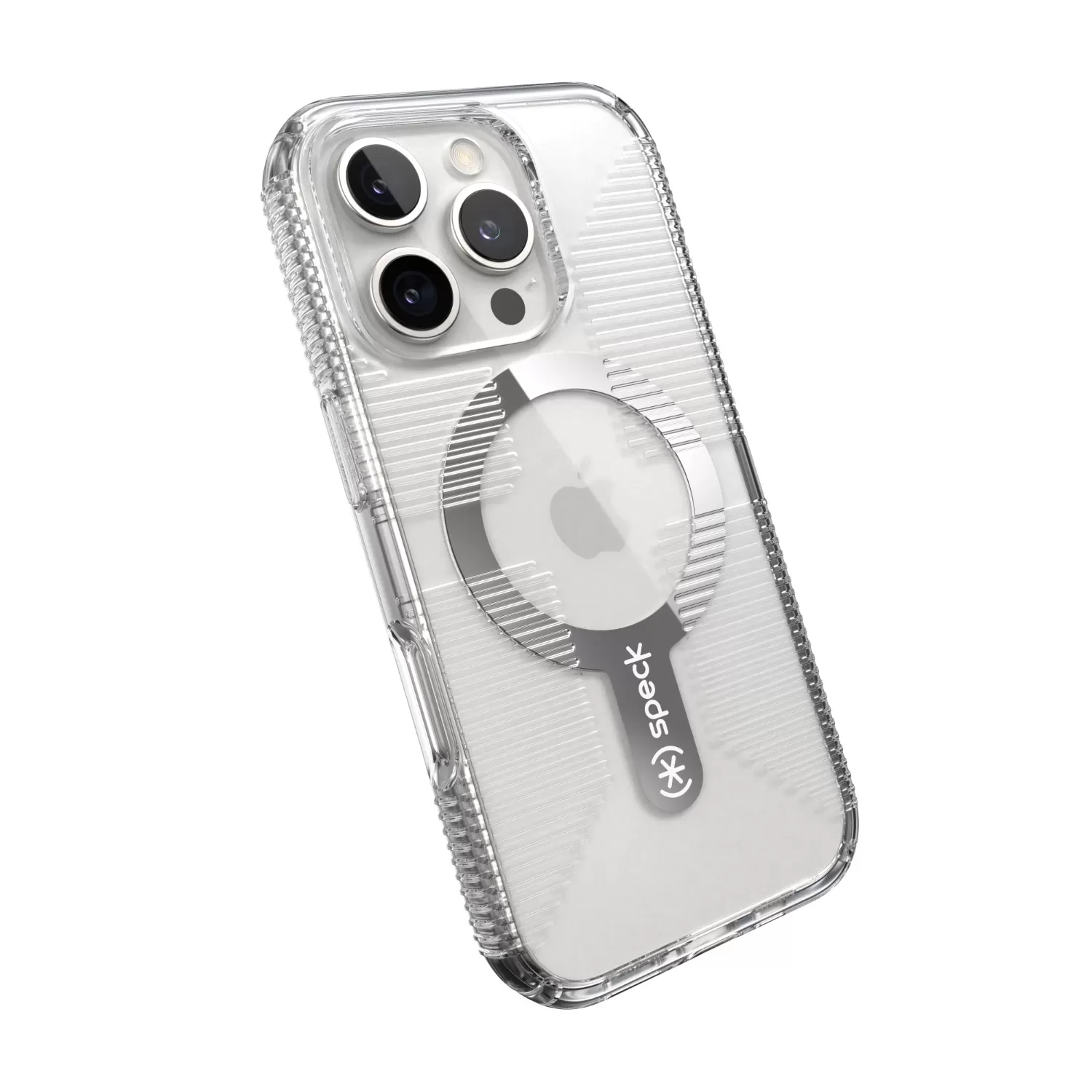 Apple iPhone 16 Pro Speck Gemshell Grip MagSafe Case – Clear - Image 4