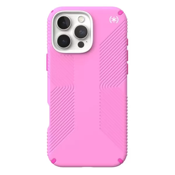 Speck Apple iPhone 16 Pro Max True Shocking Presidio2 Grip MagSafe Case - True Pink and Shocking Pink