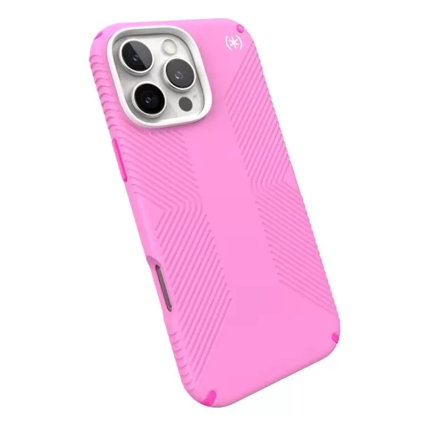 Speck Apple iPhone 16 Pro Max True Shocking Presidio2 Grip MagSafe Case - True Pink and Shocking Pink - Image 4