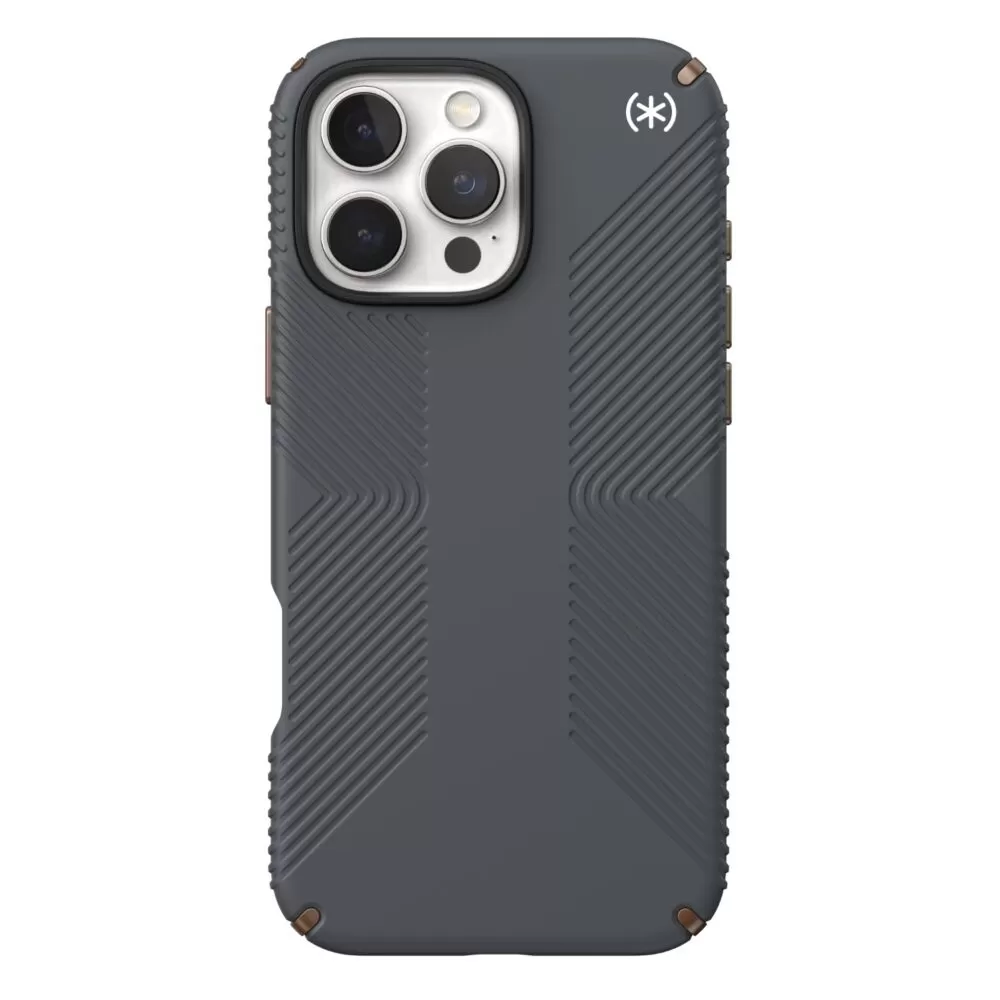 Apple iPhone 16 Pro Max Speck Presidio2 Grip Case – Grey and Bronze
