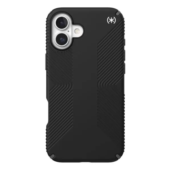 Apple iPhone 16 Plus Speck Presidio2 Grip Case - Black and Slate Grey