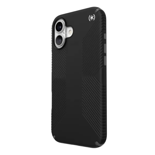 Apple iPhone 16 Plus Speck Presidio2 Grip Case - Black and Slate Grey - Image 2