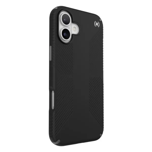 Apple iPhone 16 Plus Speck Presidio2 Grip Case - Black and Slate Grey - Image 3