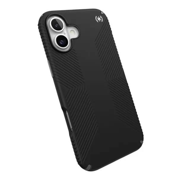 Apple iPhone 16 Plus Speck Presidio2 Grip Case - Black and Slate Grey - Image 4