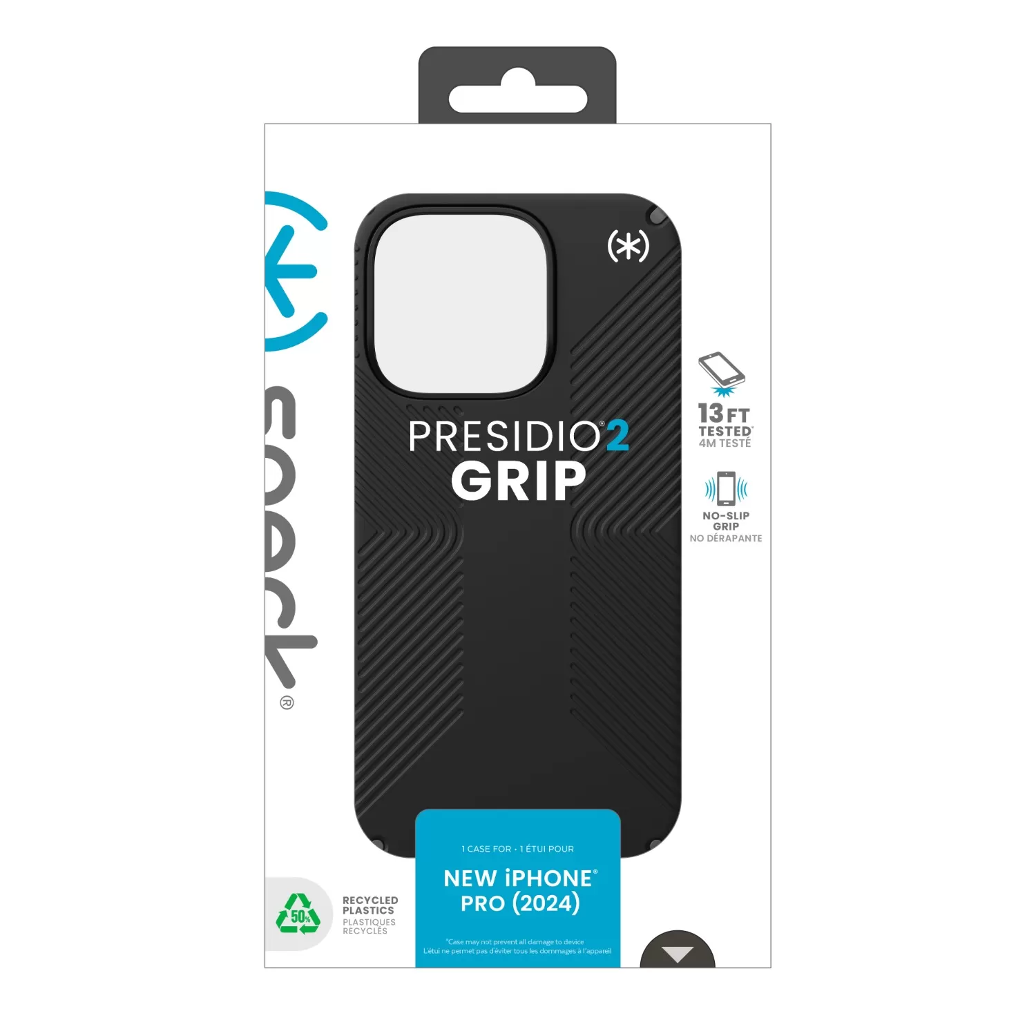 Apple iPhone 16 Pro Speck Presidio2 Grip Case – Black - Image 9