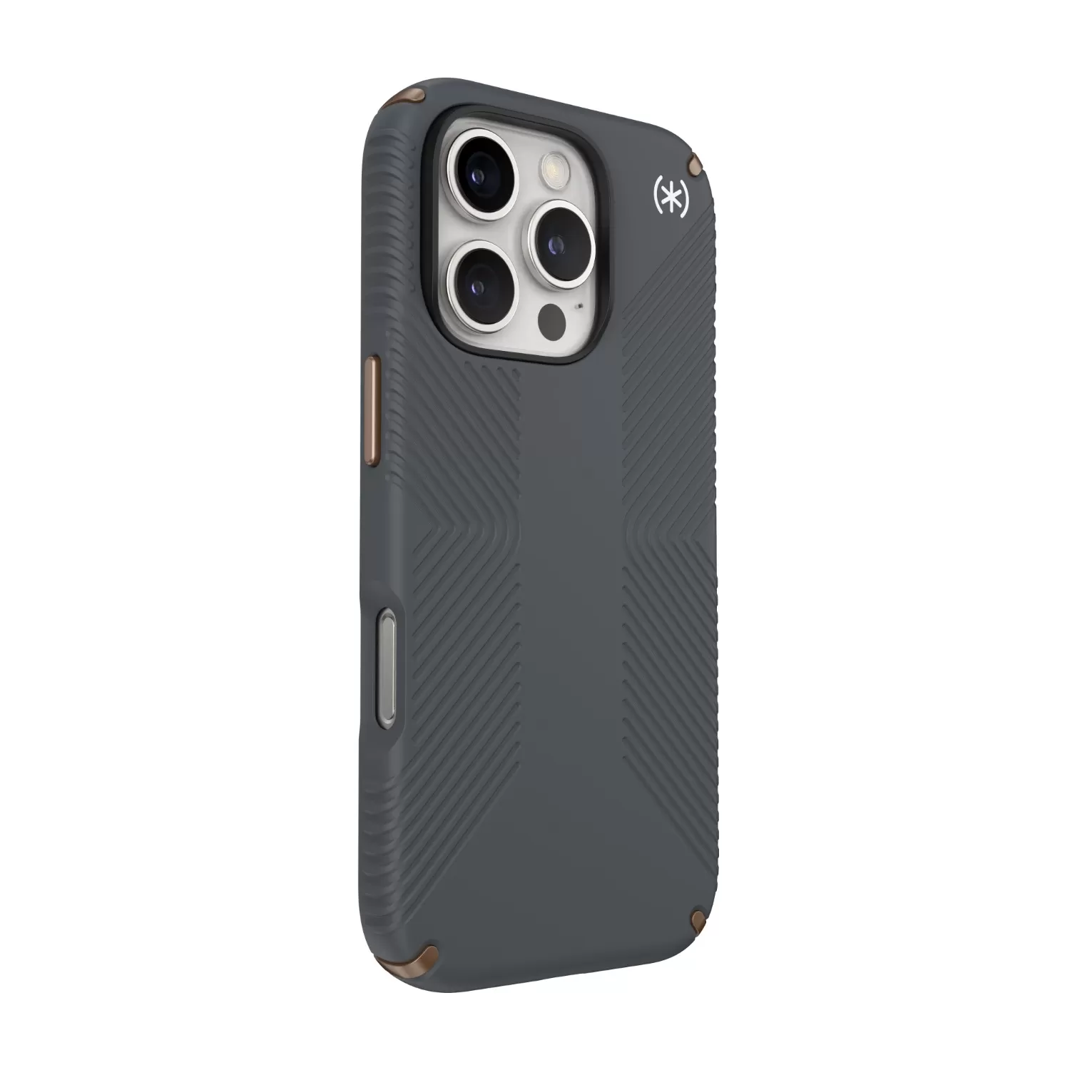 Apple iPhone 16 Pro Speck Presidio2 Grip Case – Grey - Image 3