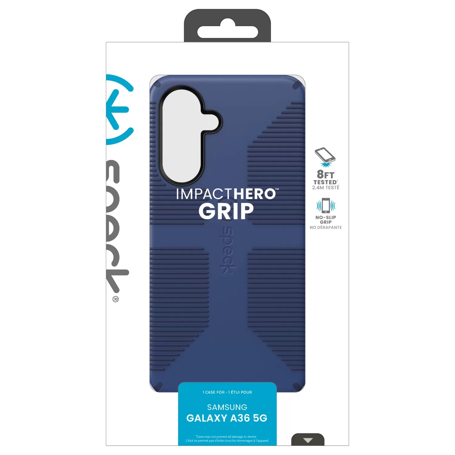 Samsung Galaxy A36/A56 Speck IMPACTHERO Grip Case – Blue - Image 7