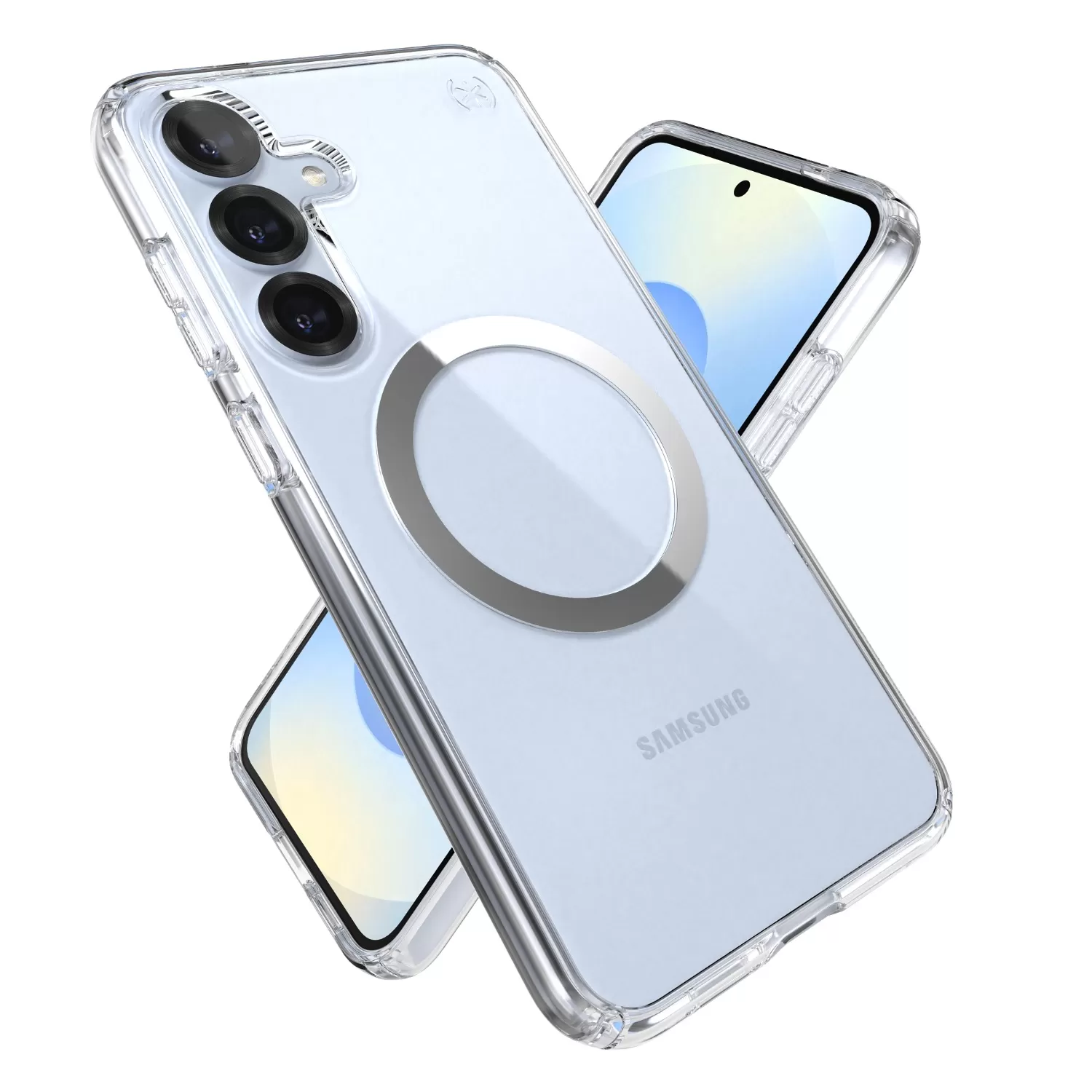 Raised camera ring protection on Samsung Galaxy S25+ case