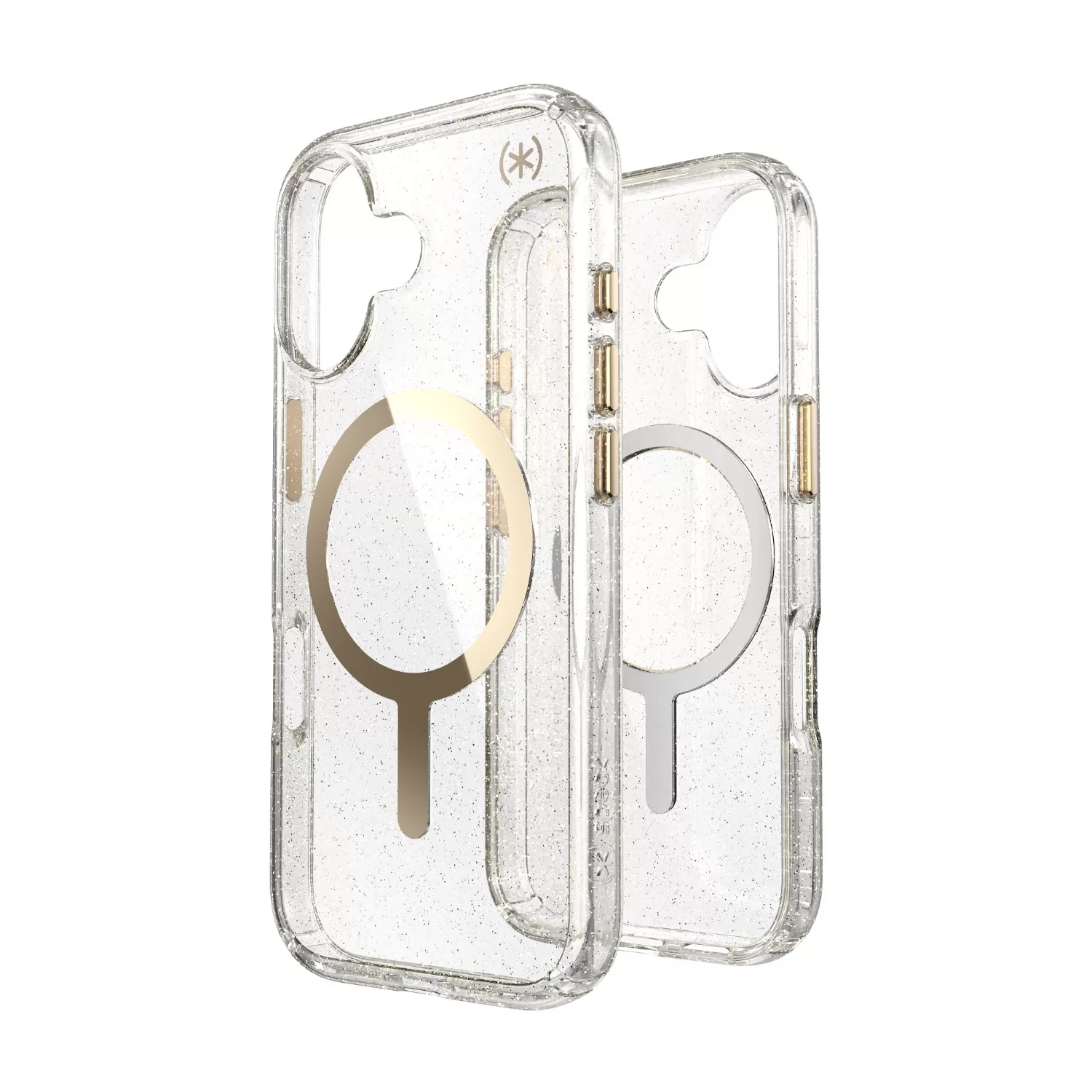 Apple iPhone 17 Speck Presidio Lux MagSafe Case – Gold & Glitter - Image 3