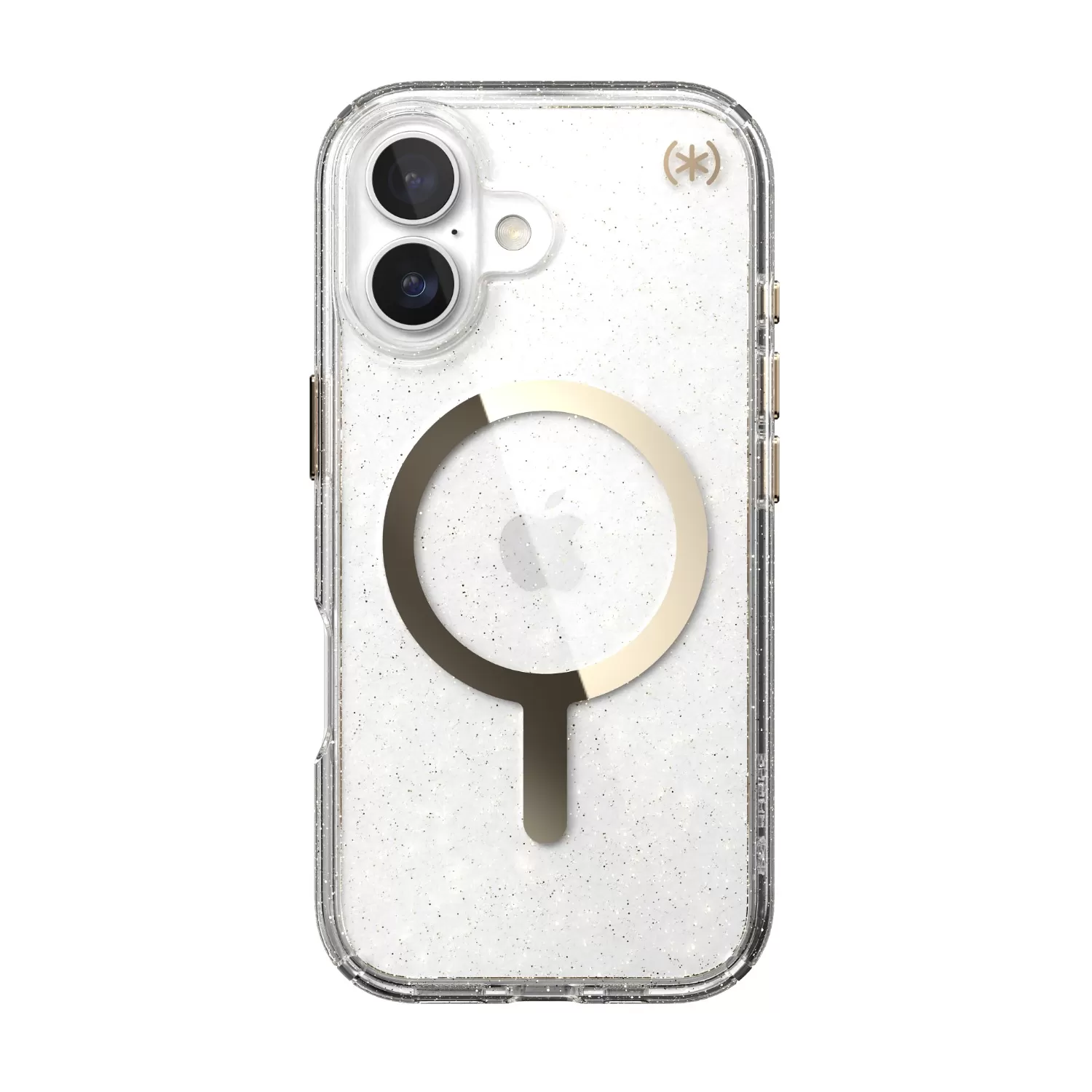 Apple iPhone 17 Speck Presidio Lux MagSafe Case – Gold & Glitter - Image 5