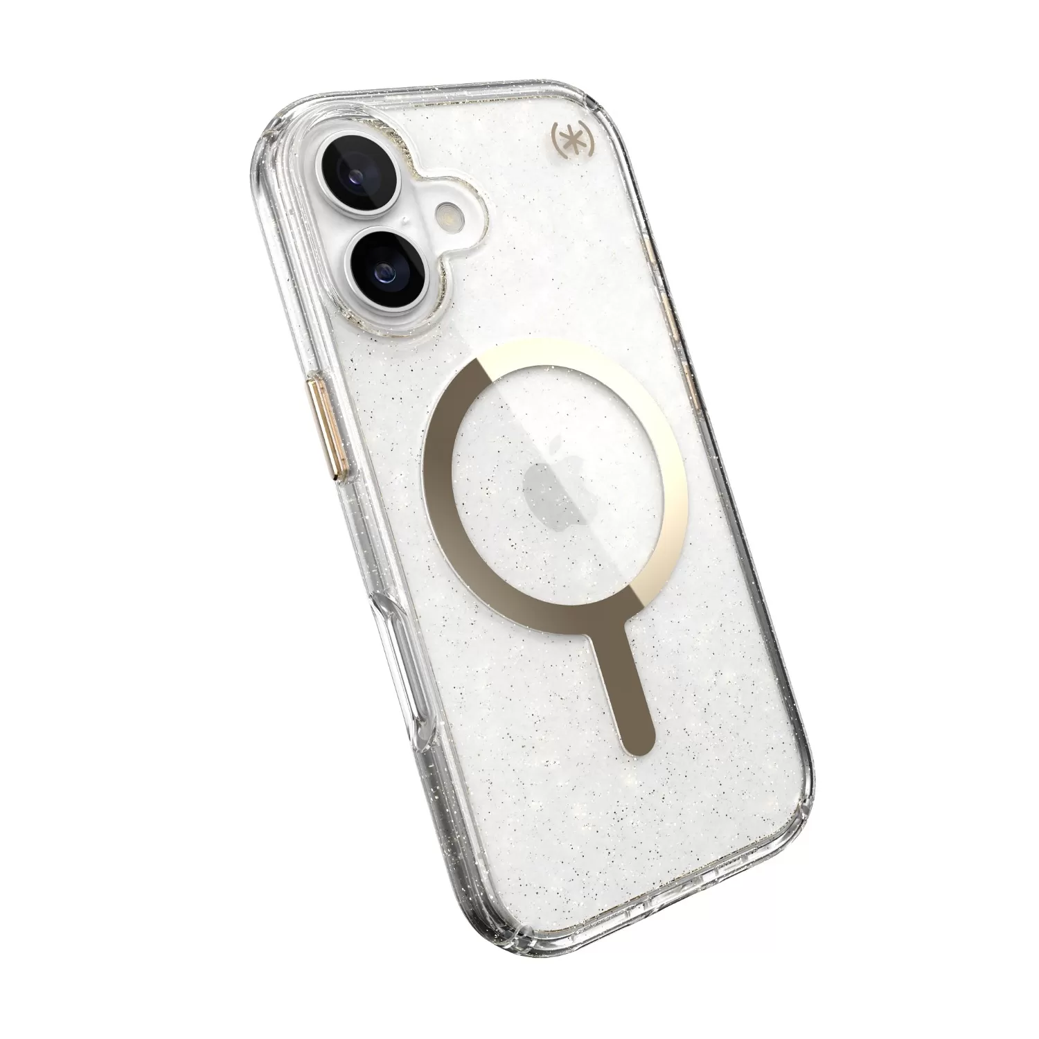 Apple iPhone 17 Speck Presidio Lux MagSafe Case – Gold & Glitter - Image 6