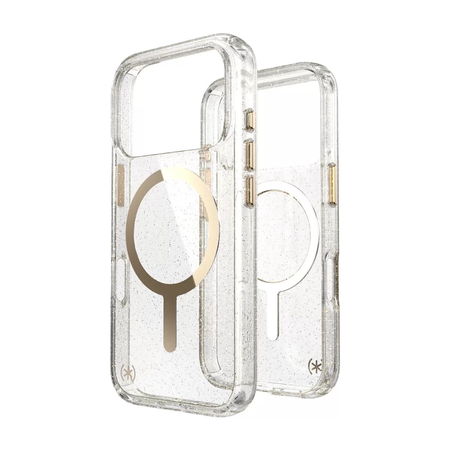 Apple iPhone 17 Pro Speck Presidio Lux MagSafe Case – Gold & Glitter - Image 3
