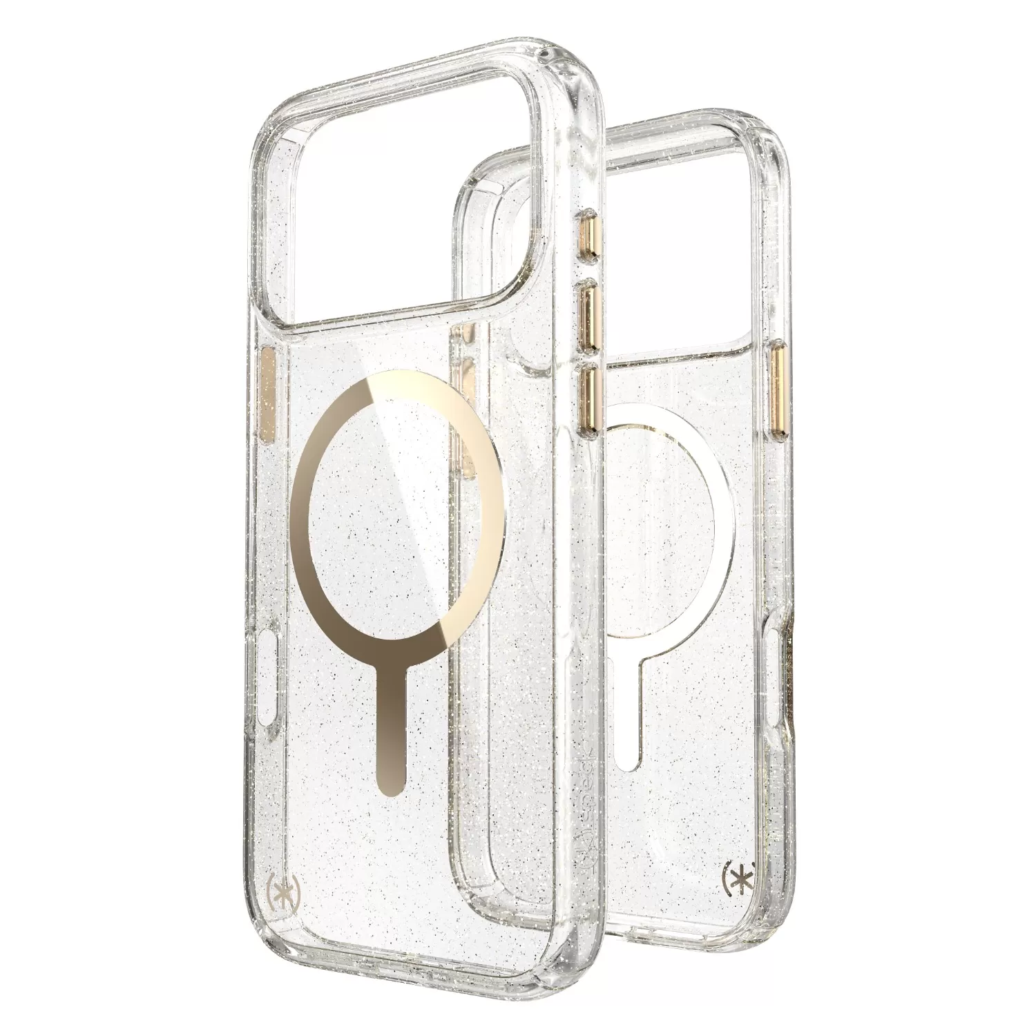 Apple iPhone 17 Pro Max Speck Presidio Lux MagSafe Case – Gold & Glitter - Image 3
