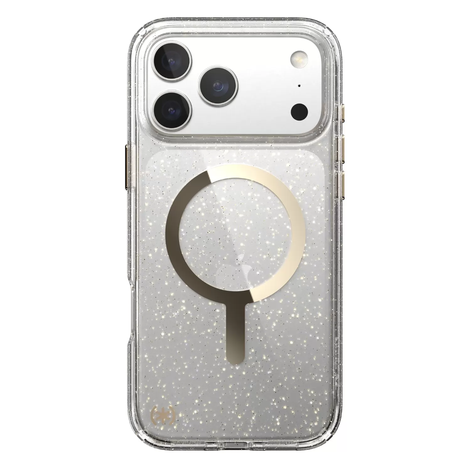 Apple iPhone 17 Pro Max Speck Presidio Lux MagSafe Case – Gold & Glitter - Image 5