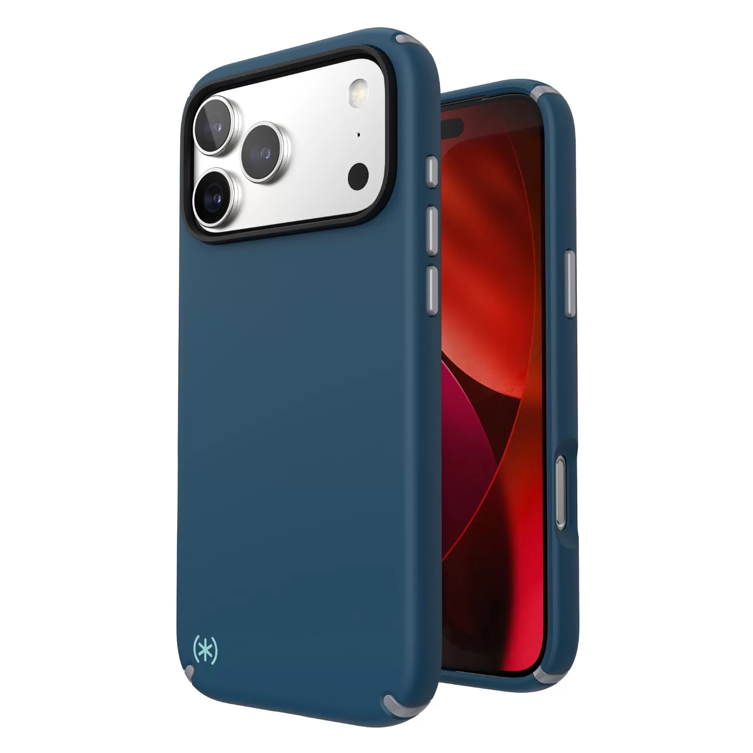 Apple iPhone 17 Pro Max Speck Presidio2 Pro MagSafe Case – Blue & Silver - Image 7