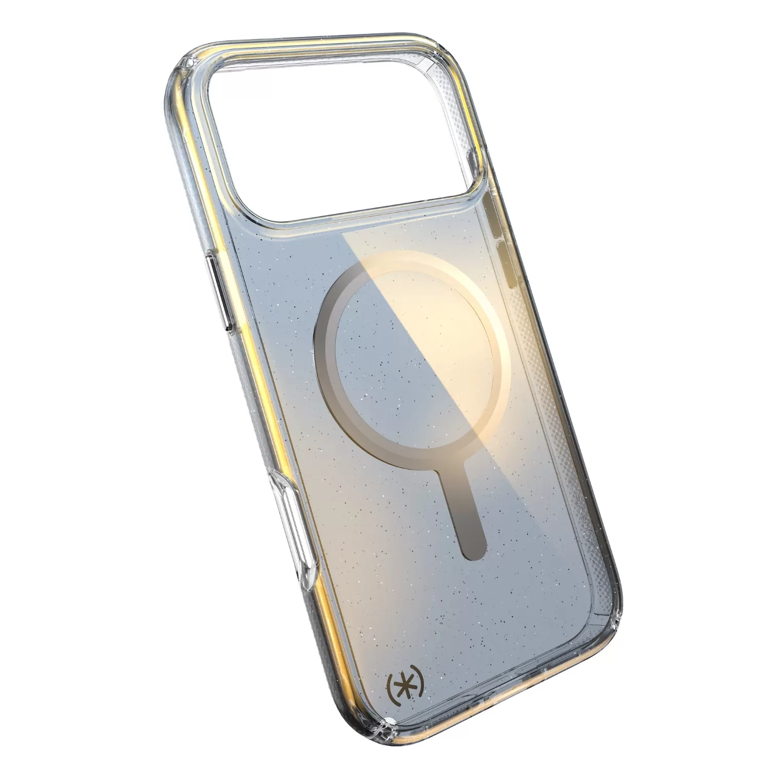 Apple iPhone 17 Pro Max Speck Presidio Lux MagSafe Case – Silver & Glitter - Image 2