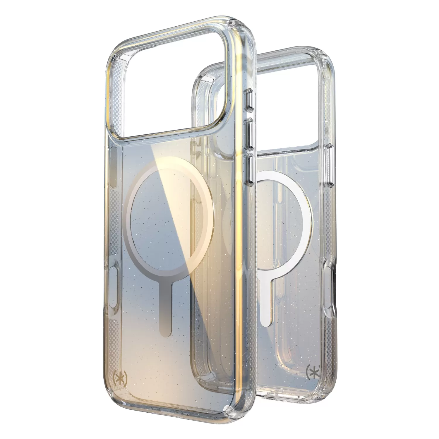 Apple iPhone 17 Pro Max Speck Presidio Lux MagSafe Case – Silver & Glitter - Image 3