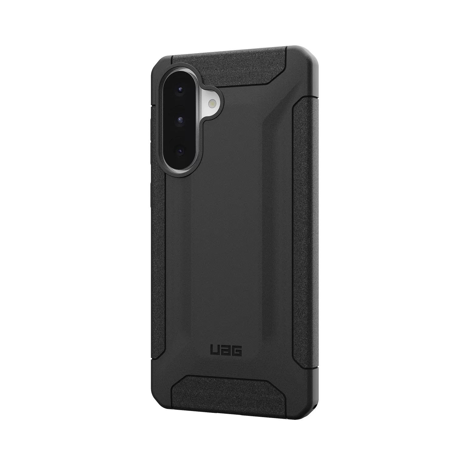 Second angled view of the UAG Scout Cover for Samsung Galaxy A56 in black