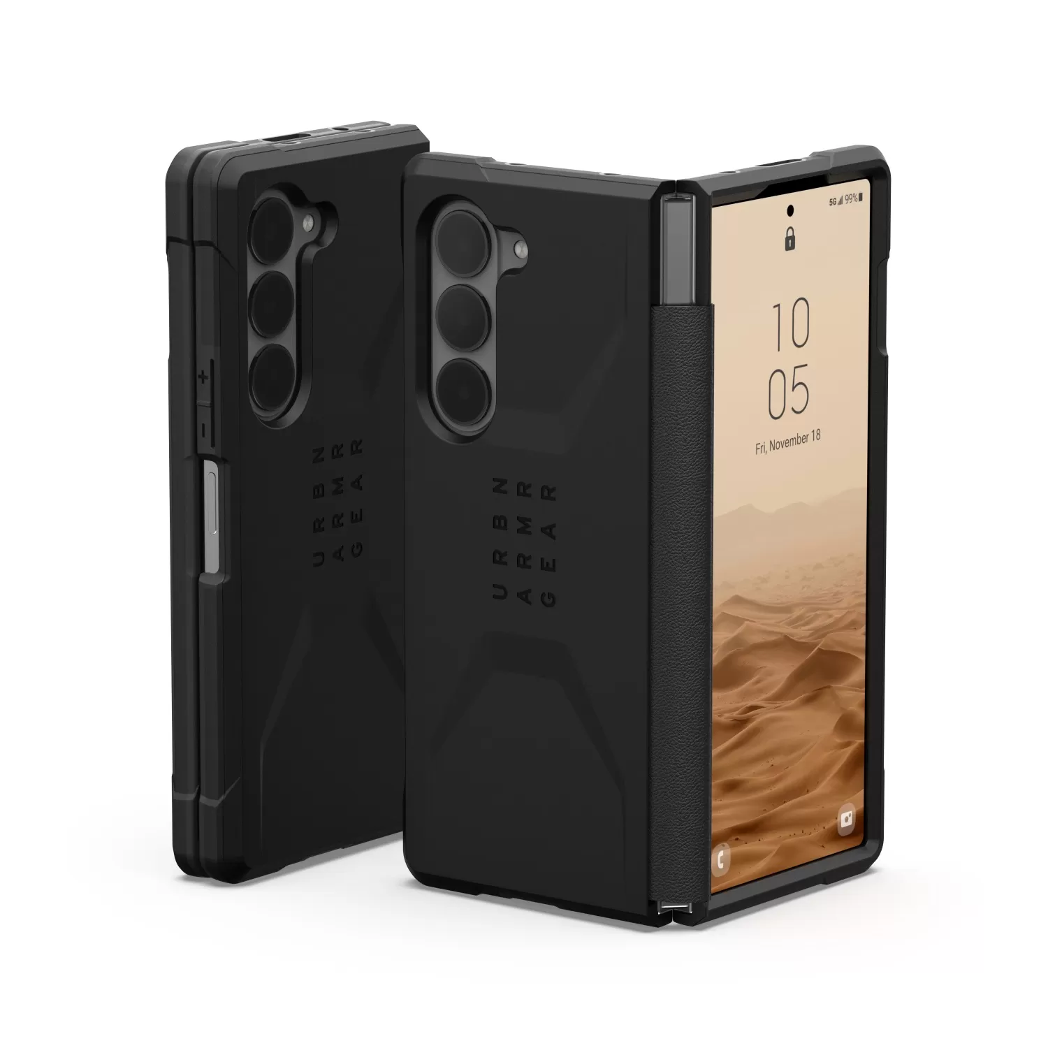 Samsung Galaxy Fold6 UAG Civilian Case – Black - Image 6