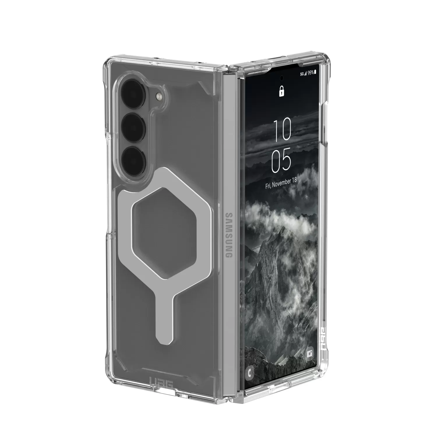 Samsung Galaxy Fold6 UAG Plyo Case – Ice - Image 5