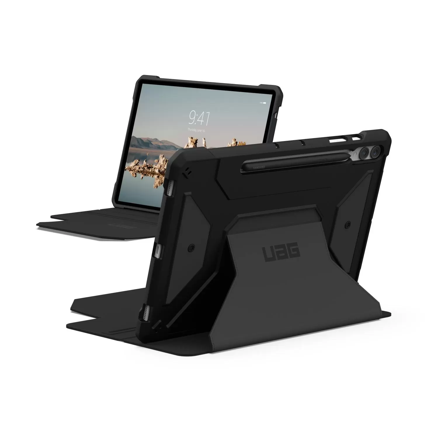 Samsung Galaxy Tab S10+ / Tab S9+ UAG Metropolis SE Case – Black - Image 9
