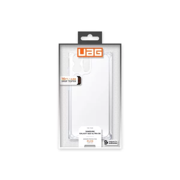 Samsung Galaxy S23 Ultra Case - UAG Plyo Cover - Ice - Image 5