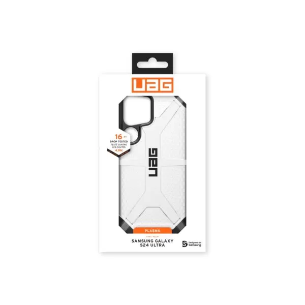 Samsung Galaxy S24 Ultra Case - UAG Plasma Cover - Ice - Image 4