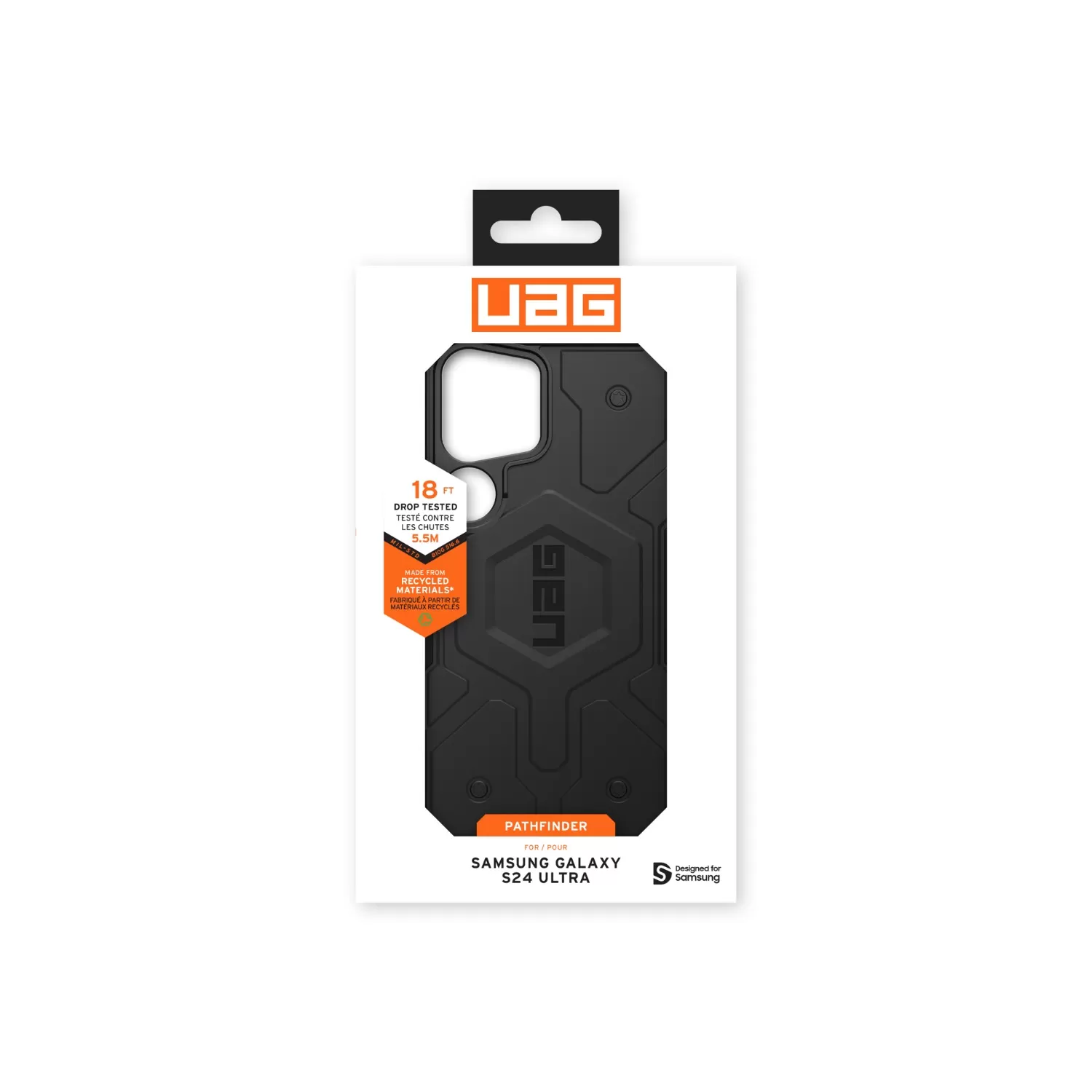 Samsung Galaxy S24 Ultra UAG Pathfinder Case – Black - Image 4