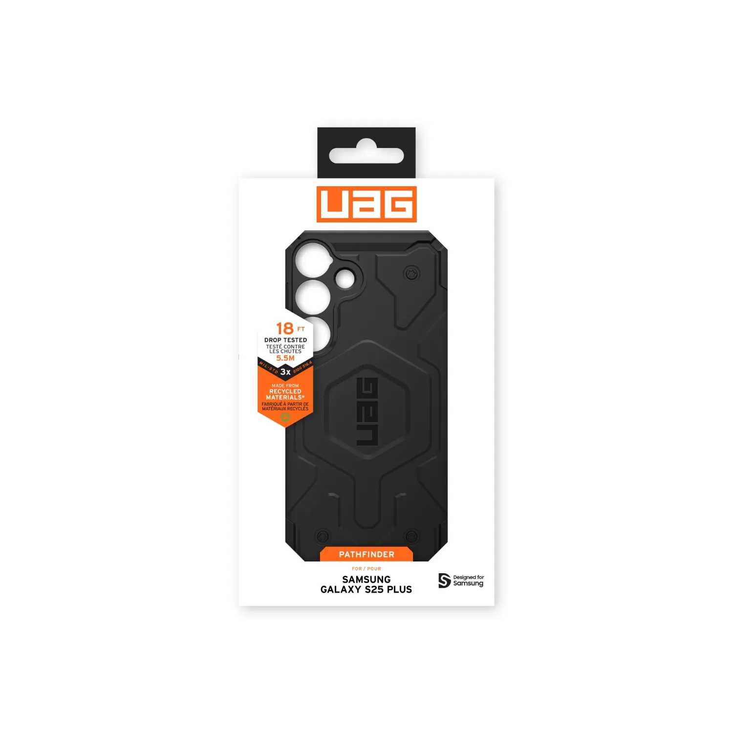 Samsung Galaxy S25+ UAG Pathfinder Case – Black - Image 10