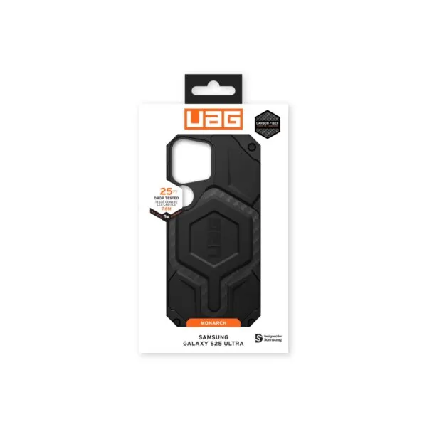 Samsung Galaxy S25 Ultra Cover - UAG Monarch Case - Carbon Fiber & MagSafe - Image 10