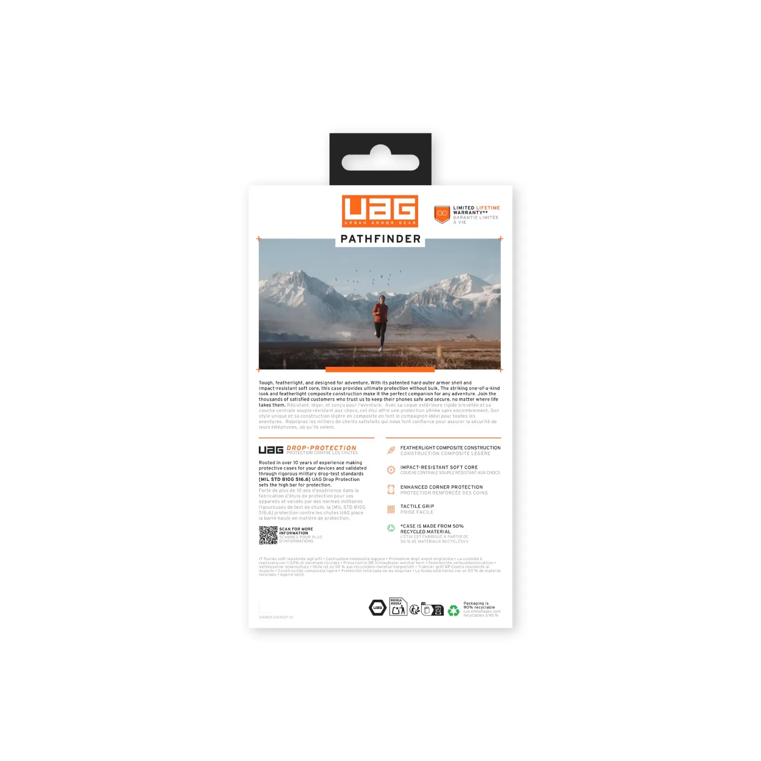 Samsung Galaxy S25 Ultra UAG Pathfinder Case – Black - Image 11